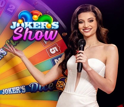Joker’s Show slot visual from Skywind Group available on 5-gringoscasino.gr